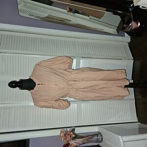 Elegant Pink Midi Dress